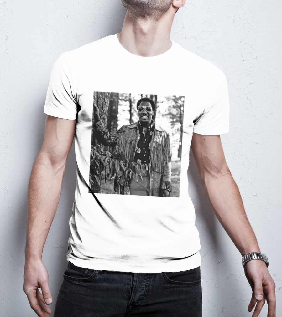Clarence Carter Singer Fringe Jacket And Sunglasses Outdoors T-Shirt