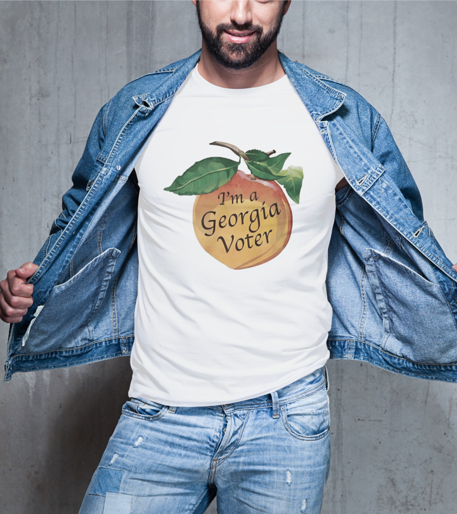 I'm A Georgia Voter Peach T-Shirt
