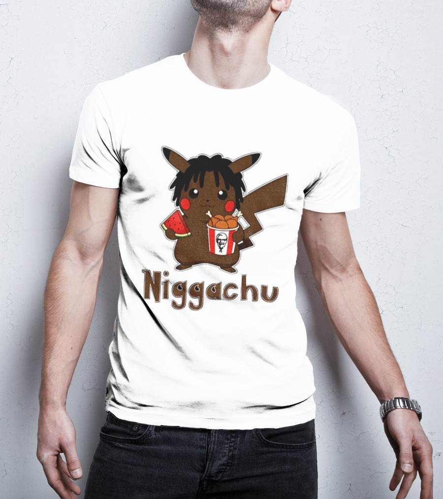 Pikachu X Nigga Niggachu KFC Meme T-Shirt