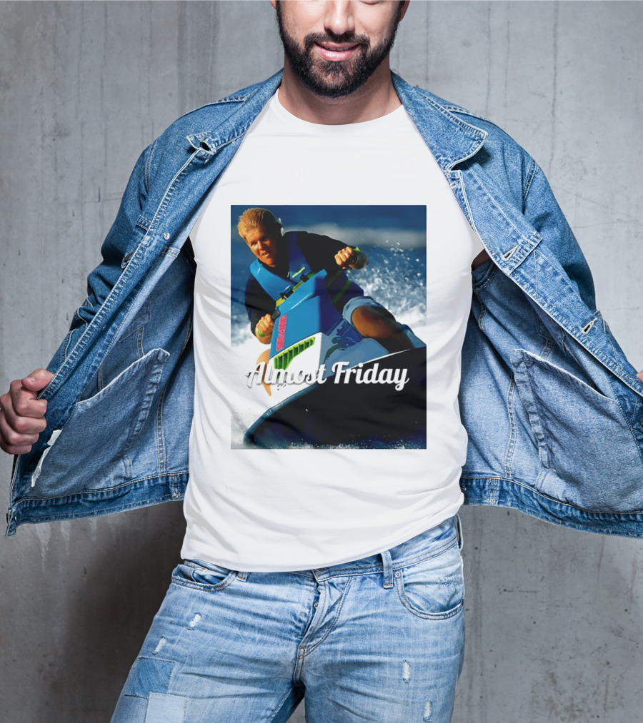 John Daly Throttle Jet Ski Almost Friday T-Shirt