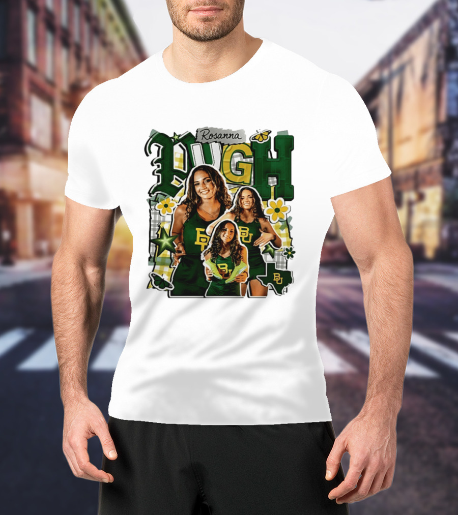 Rosanna Pugh Baylor Track And Field Team Collage T-Shirt