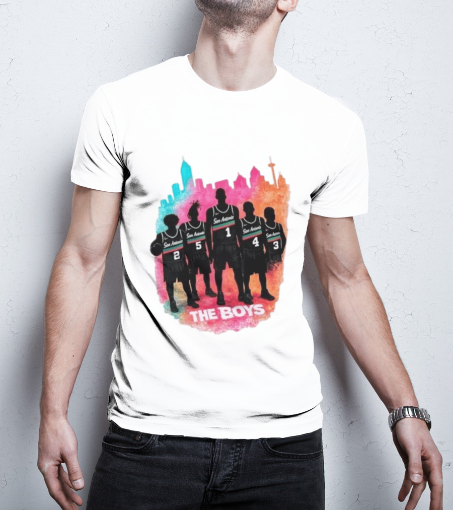 San Antonio Splash Hoops Skyline The Boys T-Shirt