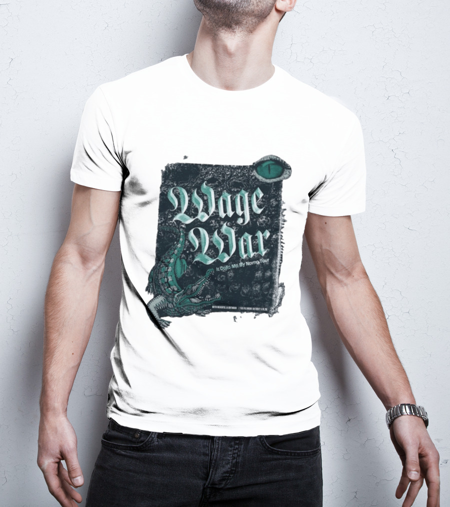 Wage War It Calls Me By Name Tour Detroit MI May 15 2026 Alligator Eye T-Shirt