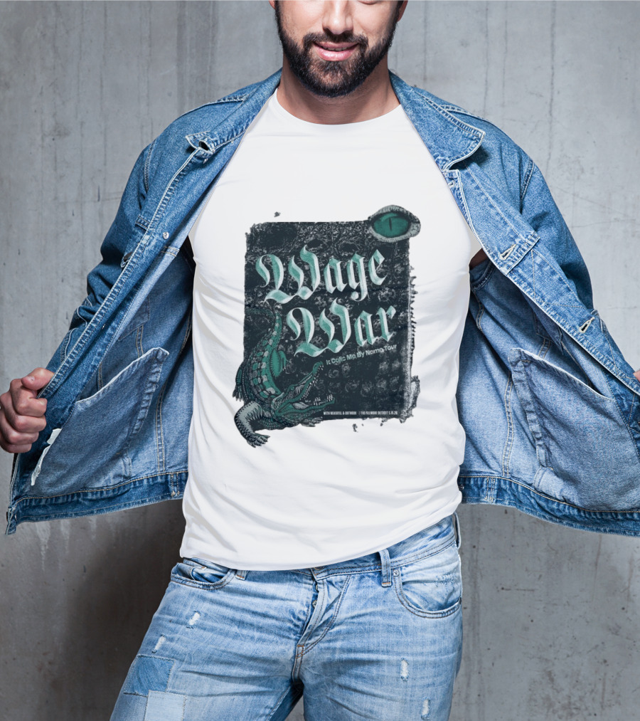 Wage War It Calls Me By Name Tour Detroit MI May 15 2026 Alligator Eye T-Shirt