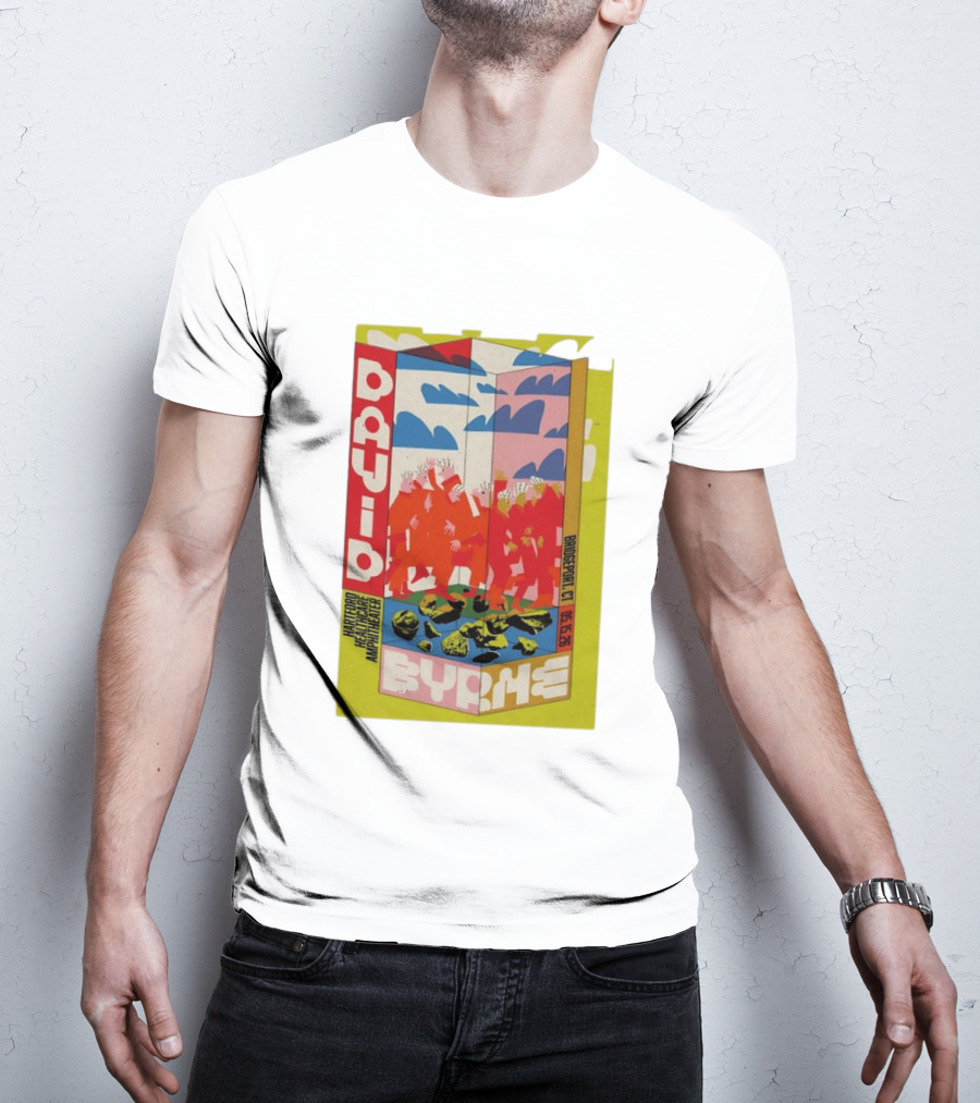 David Byrne Hartford Healthcare Amphitheater Bridgeport CT May 15 2026 Tour T-Shirt
