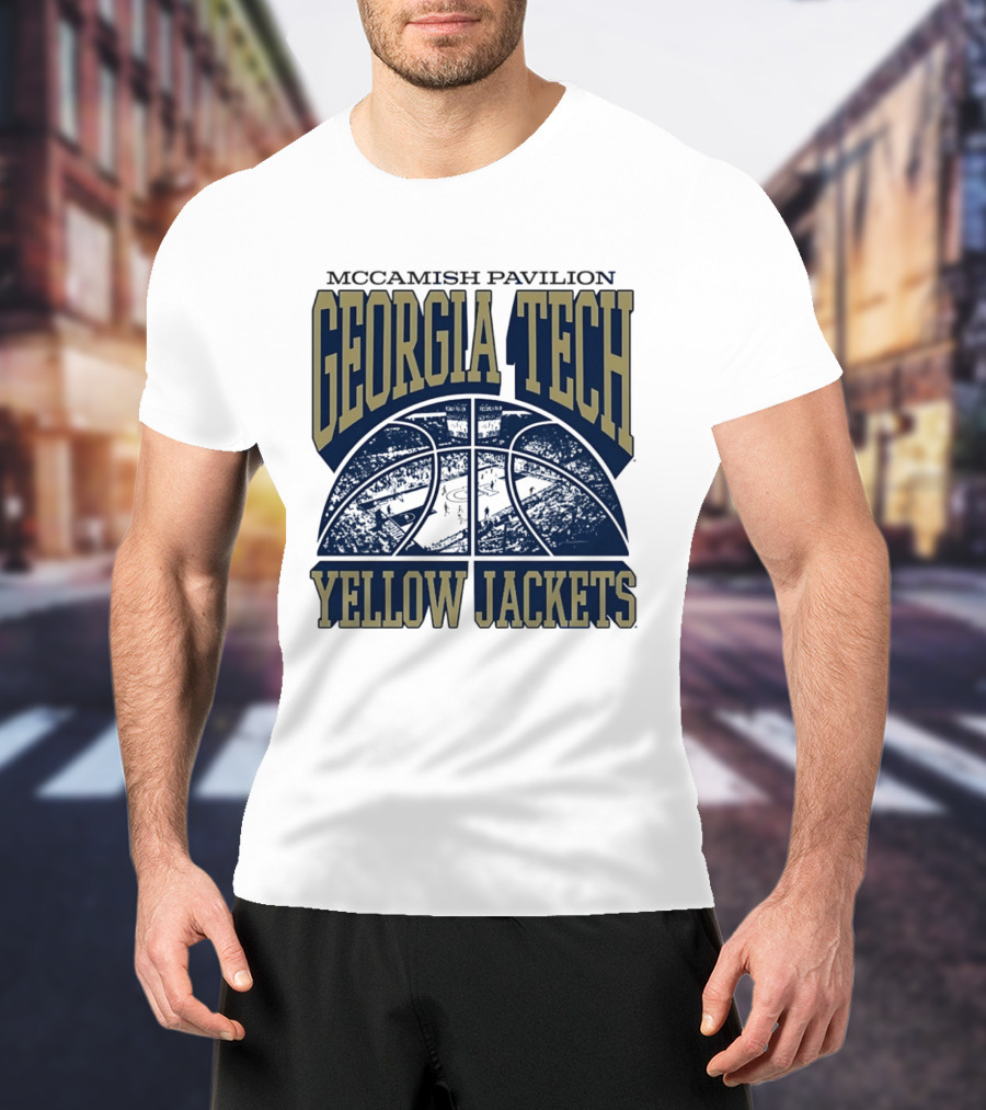 Georgia Tech Yellow Jackets Basketball McCamish Pavilion Georgia Tech Yellow Jackets T-Shirt