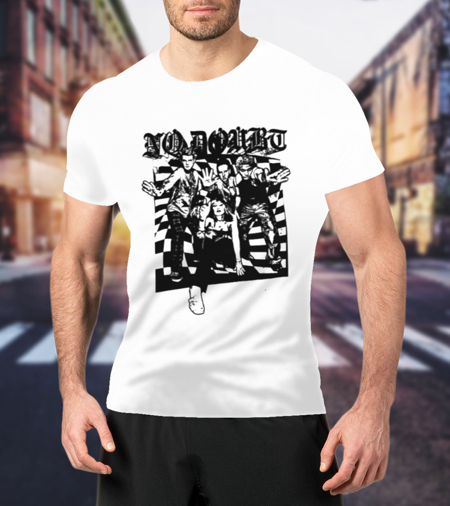 No Doubt Las Vegas Tour 2026 Checkered Band T-Shirt