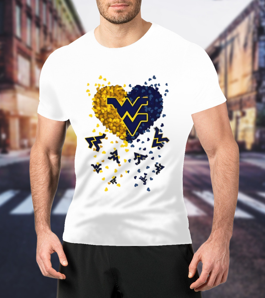 Heart Of West Virginia Mountaineers WV Football 2026 T-Shirt