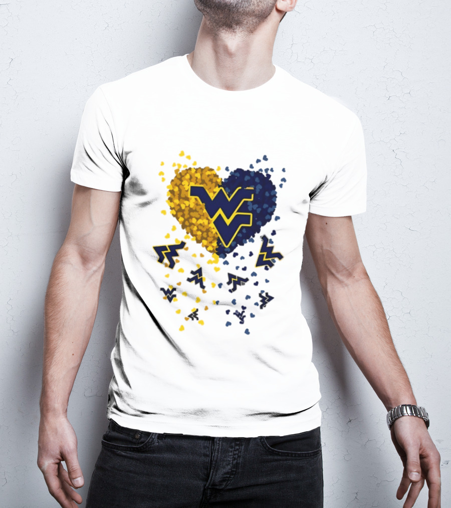 Heart Of West Virginia Mountaineers WV Football 2026 T-Shirt