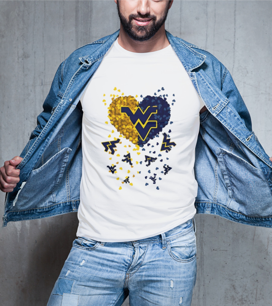 Heart Of West Virginia Mountaineers WV Football 2026 T-Shirt