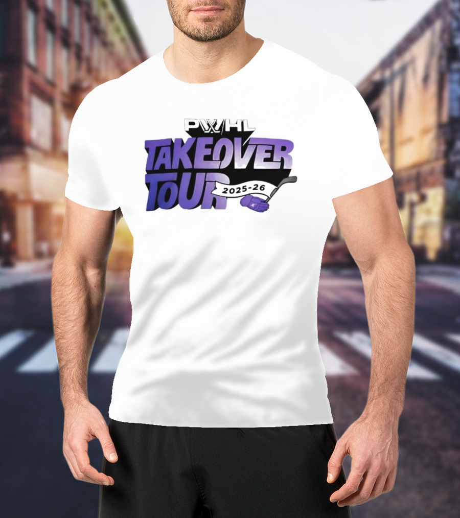 PWHL Takeover Tour 2025 26 Hockey Sideline Royalty T-Shirt