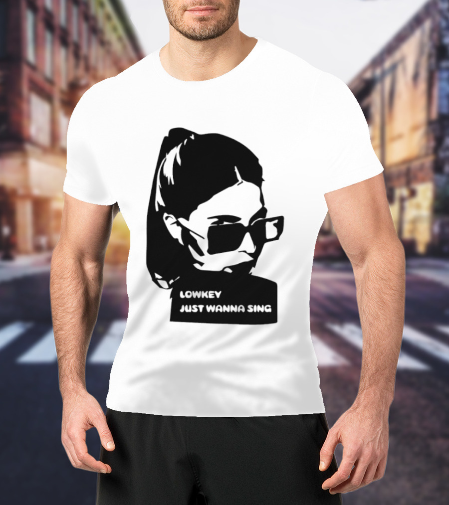 Lowkey Just Wanna Sing X Sophie Rey Sunglasses Girl T-Shirt