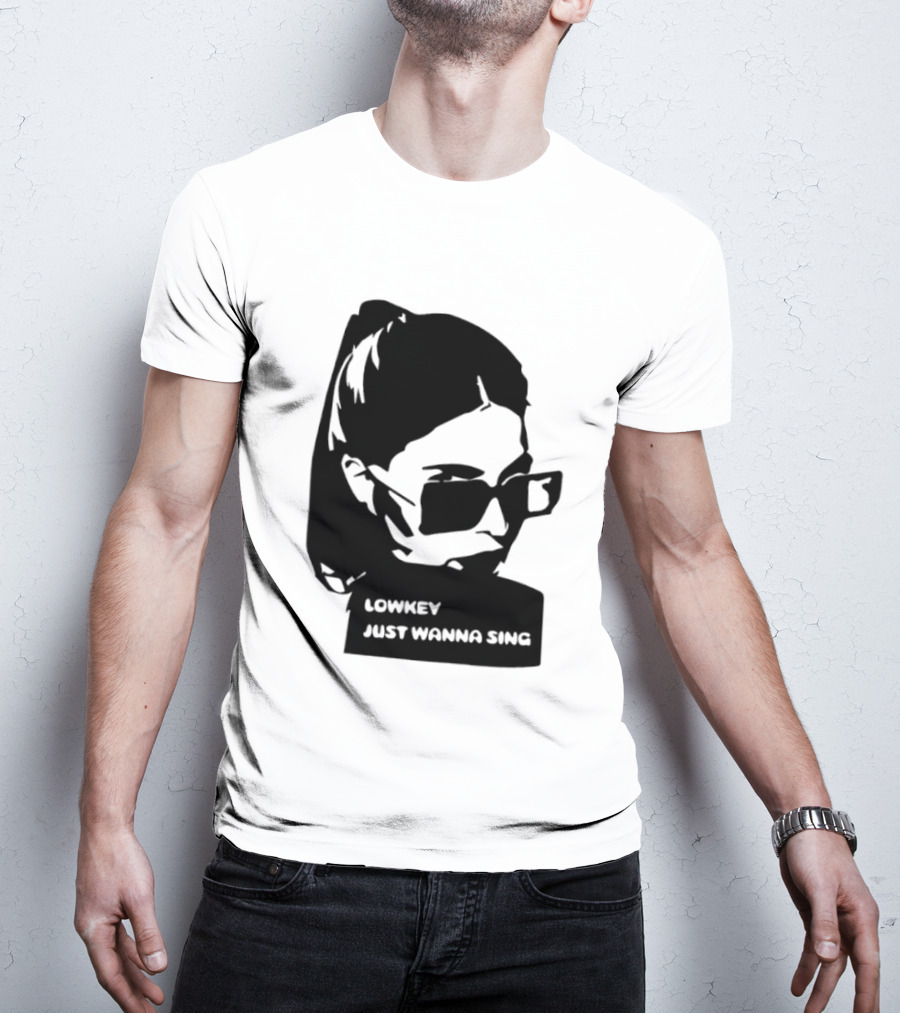 Lowkey Just Wanna Sing X Sophie Rey Sunglasses Girl T-Shirt