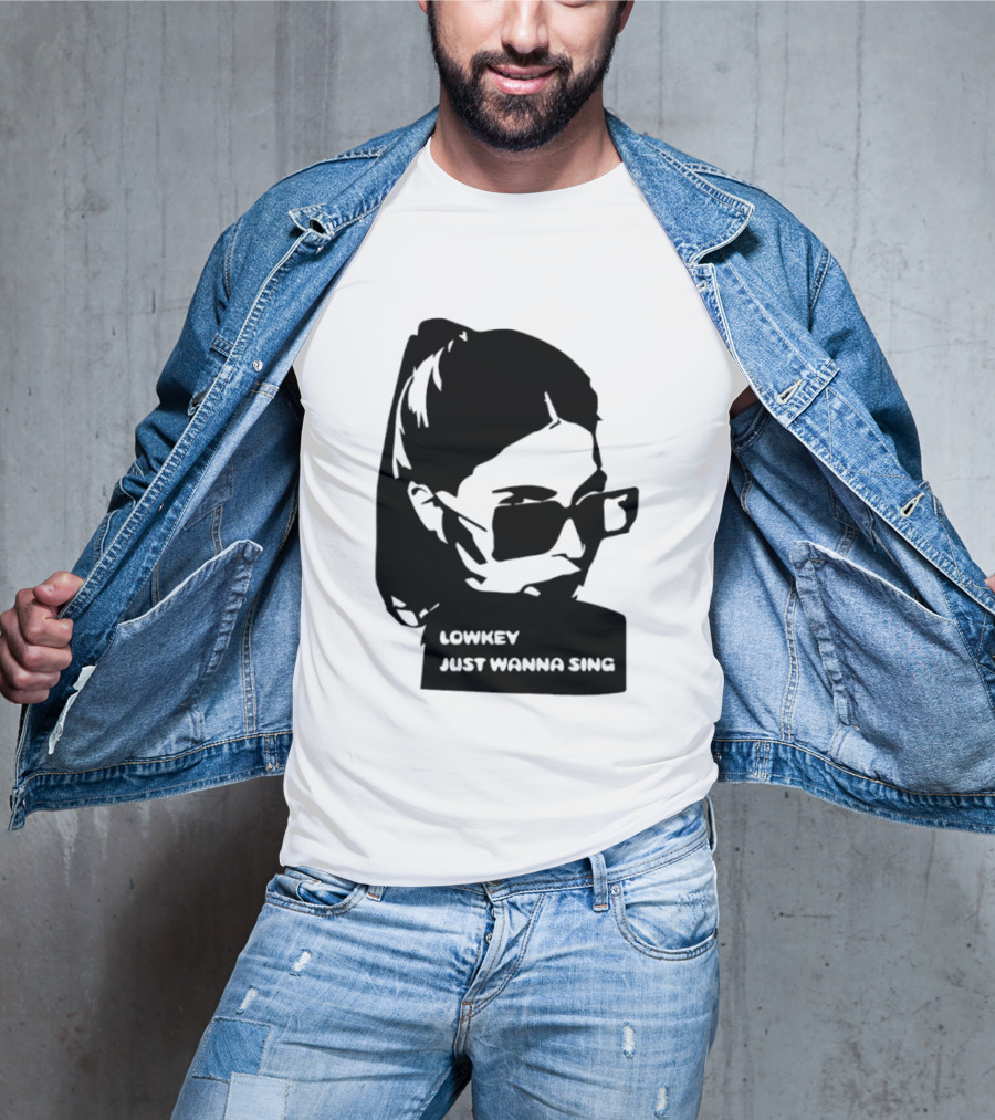 Lowkey Just Wanna Sing X Sophie Rey Sunglasses Girl T-Shirt