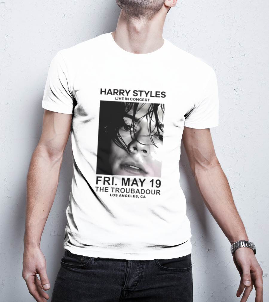 Harry Styles Live In Concert Fri May 19 The Troubadour Los Angeles 2026 T-Shirt