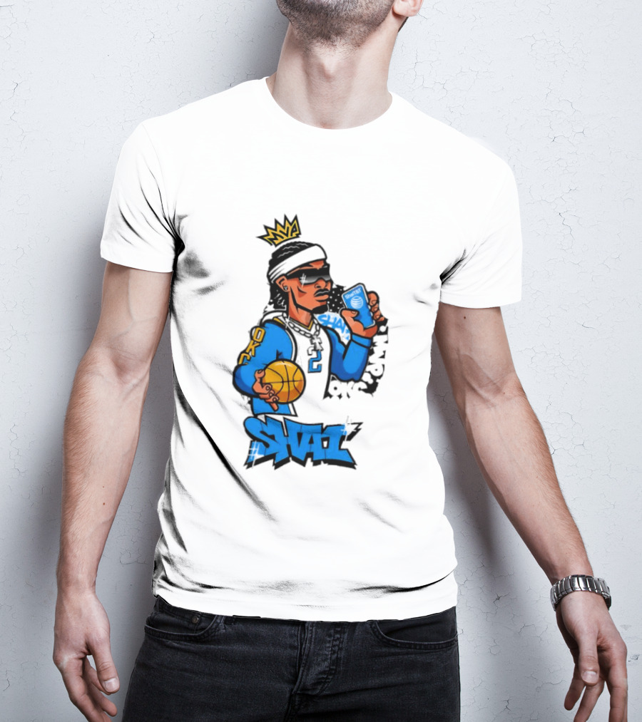 Shai Gilgeous Alexander OKC Crown Basketball Graphic SGA T-Shirt
