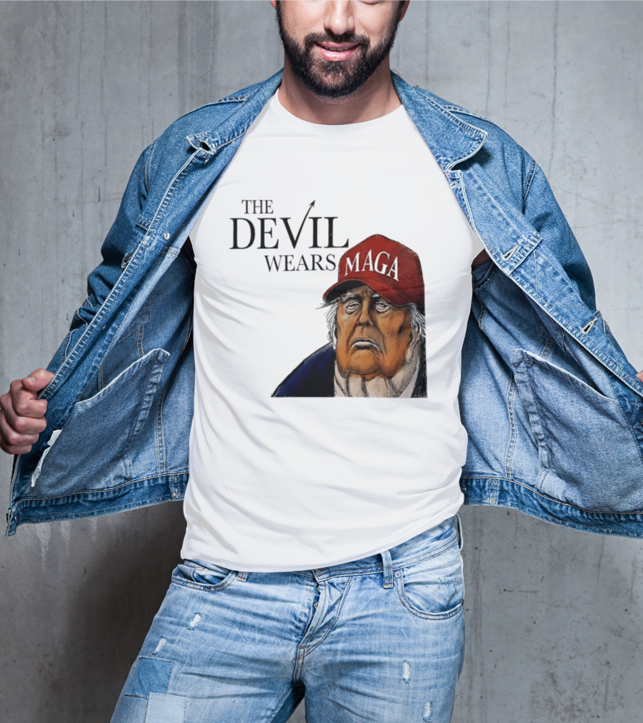 The Devil Wears MAGA Cap Trump T-Shirt