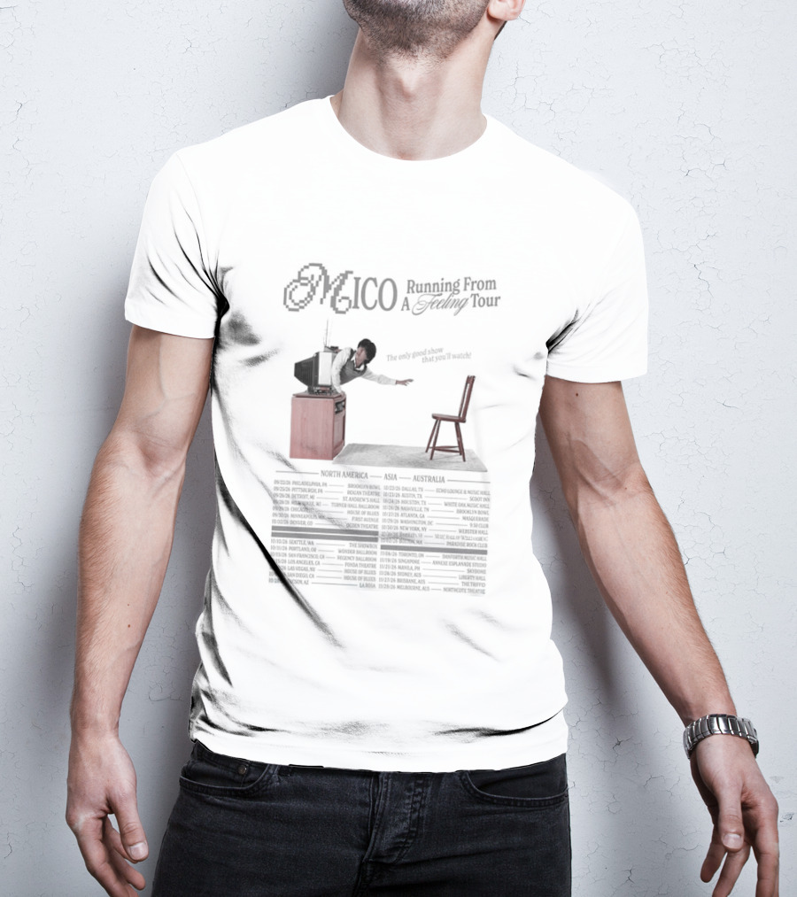 MICO World Tour 2026 Running Event A Floating Voyage Dates And Locations T-Shirt