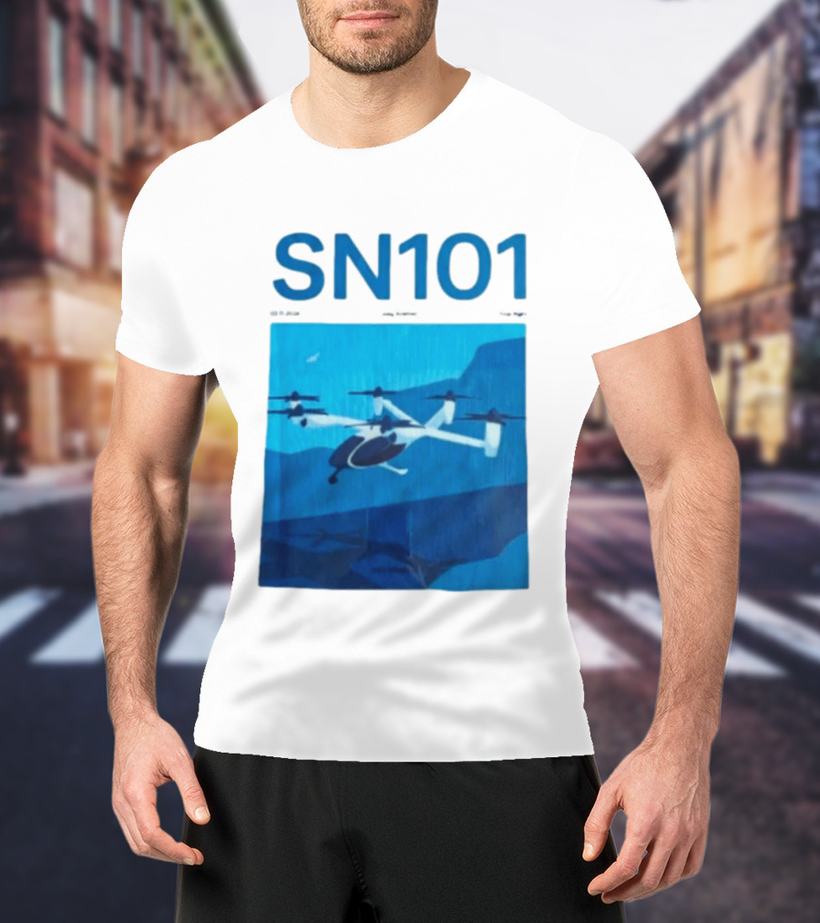 SN101 Joby Aviation First Flight Electric Air Taxi Innovation T-Shirt