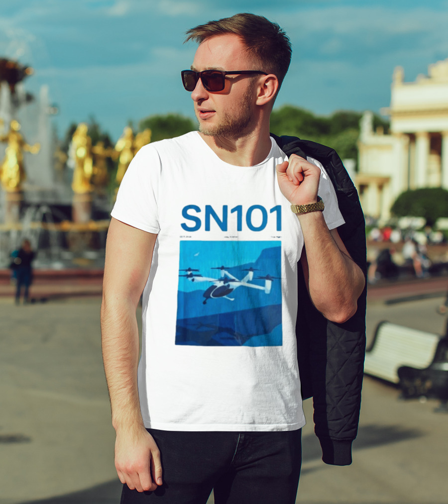 SN101 Joby Aviation First Flight Electric Air Taxi Innovation T-Shirt