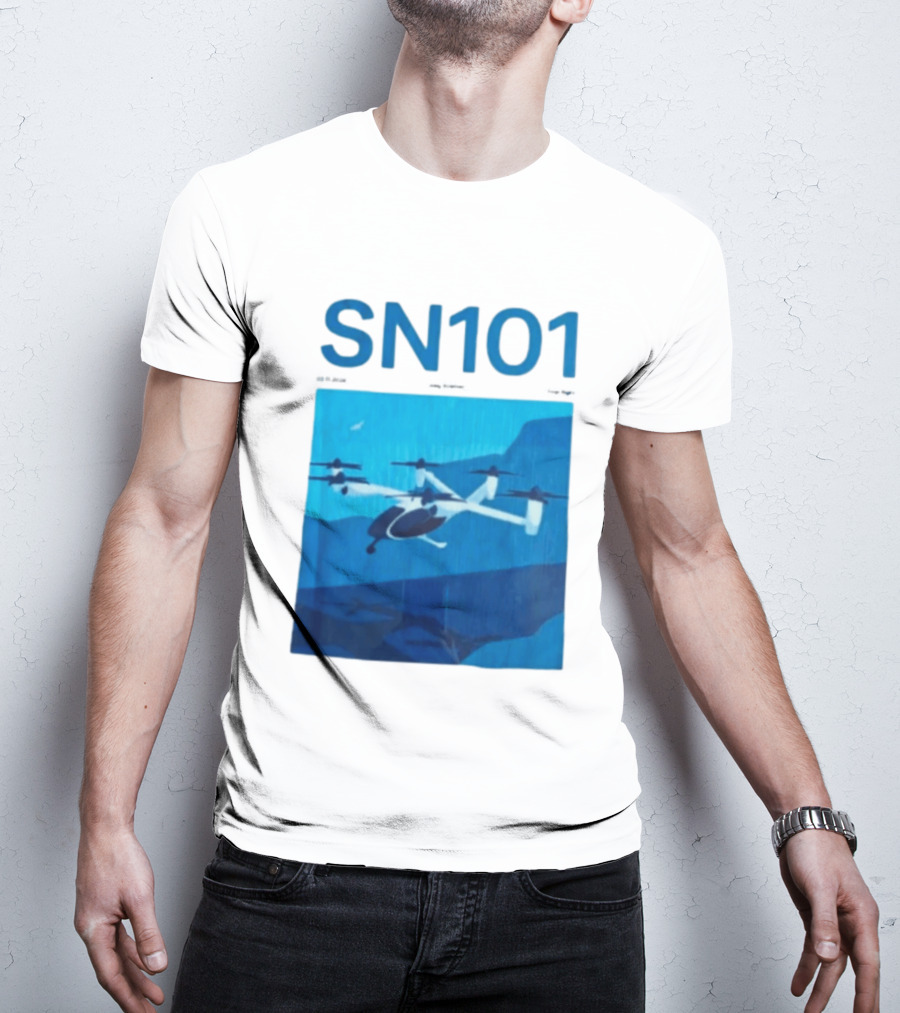 SN101 Joby Aviation First Flight Electric Air Taxi Innovation T-Shirt