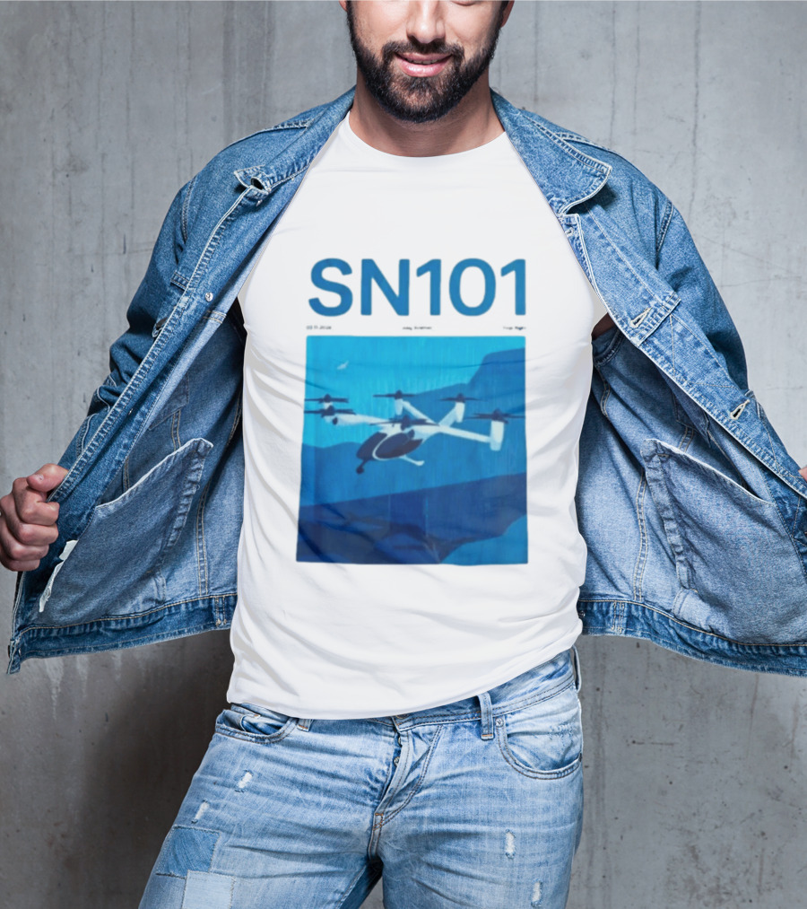 SN101 Joby Aviation First Flight Electric Air Taxi Innovation T-Shirt