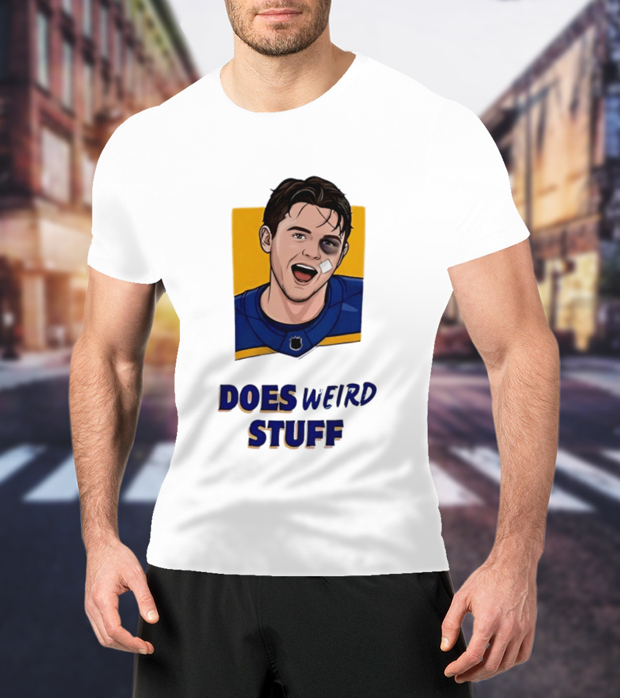 Buffalo Sabres Zach Benson Does Weird Stuff T-Shirt