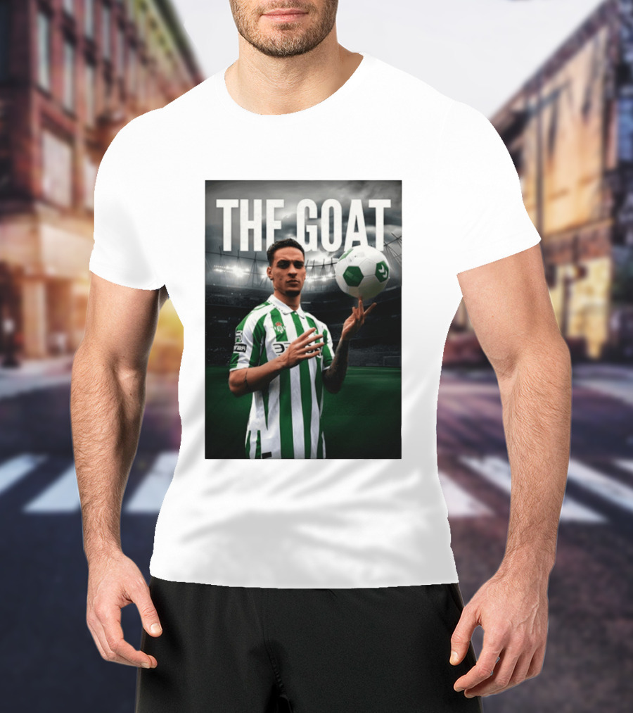Antony Real Betis FC The Goat Soccer 2026 T-Shirt