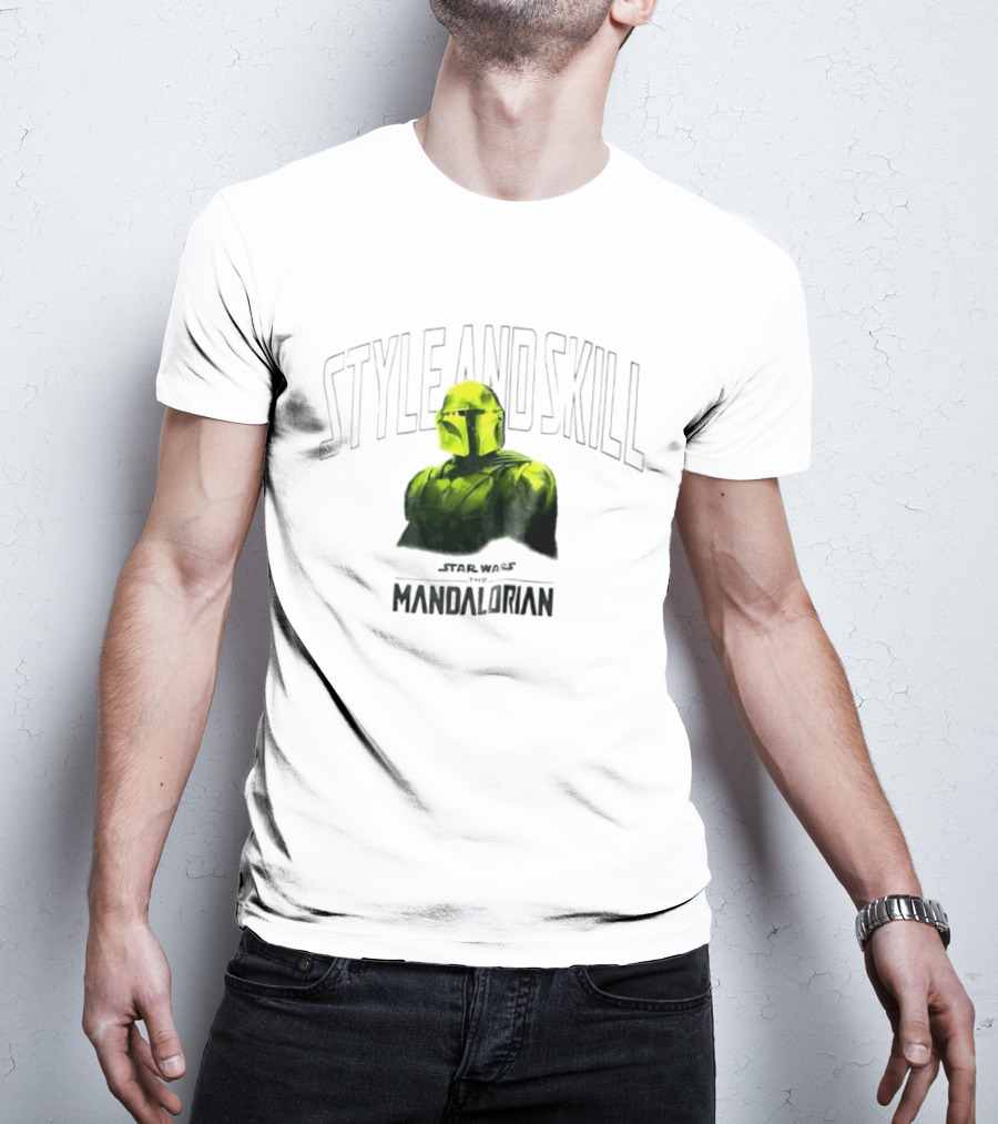 Star Wars The Mandalorian Style And Skill T-Shirt