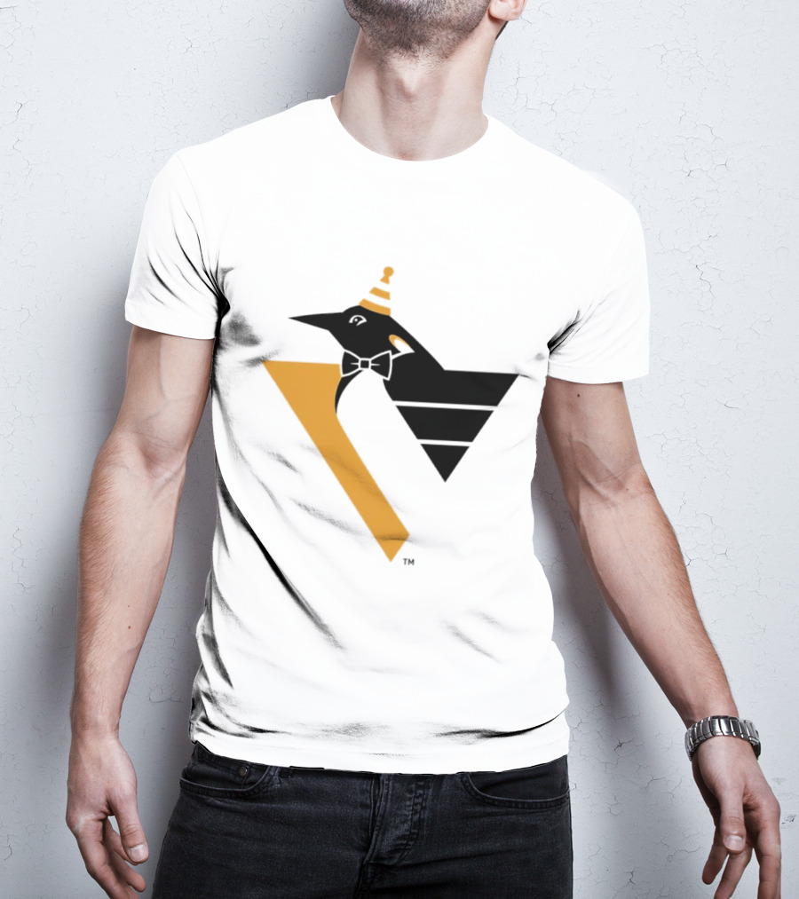 Pittsburgh Penguins Happy Birthday RoboPenguin NHL Party T-Shirt