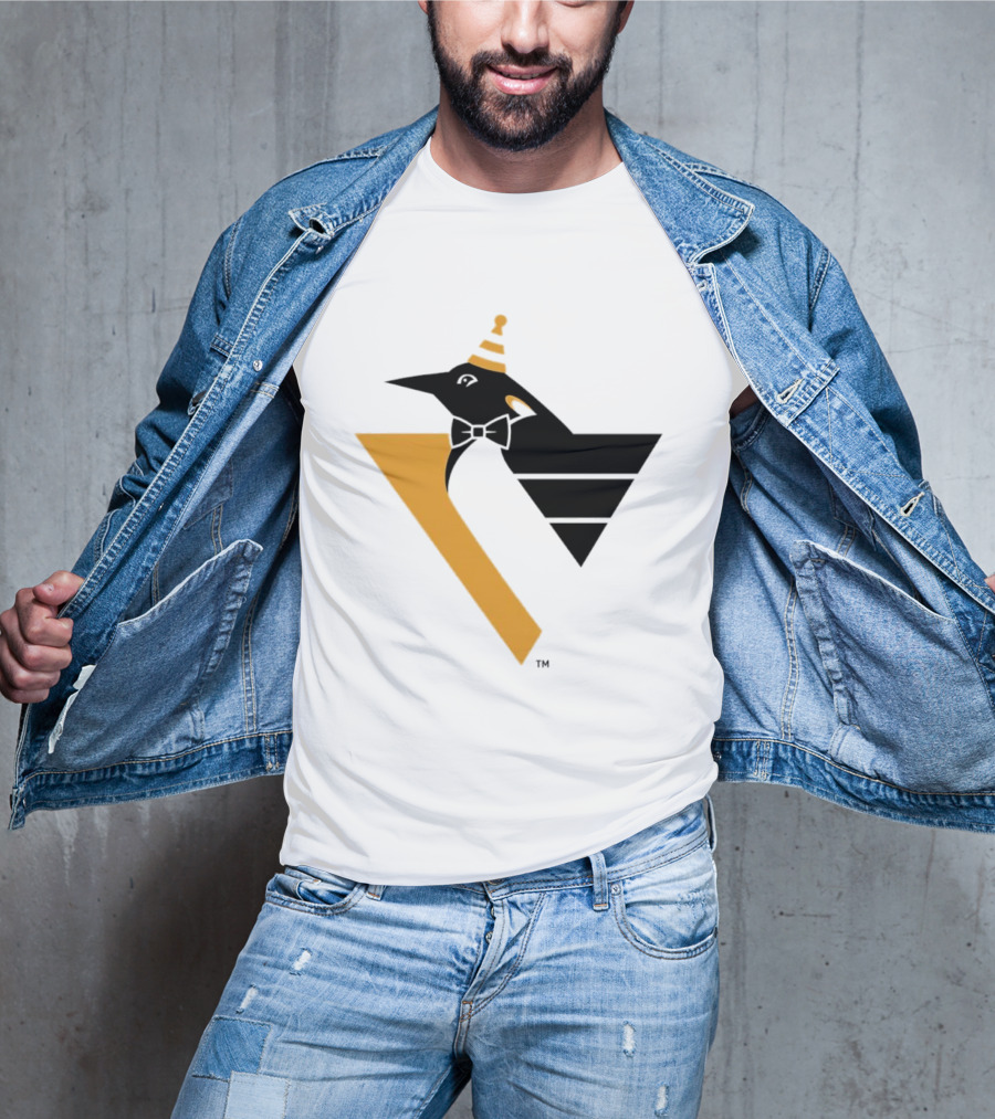 Pittsburgh Penguins Happy Birthday RoboPenguin NHL Party T-Shirt
