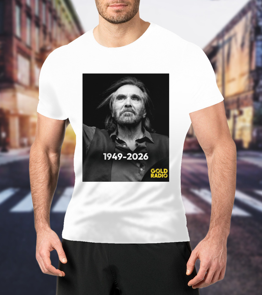 Dr Hook Singer Dennis Locorriere 1949 2026 Gold Radio T-Shirt