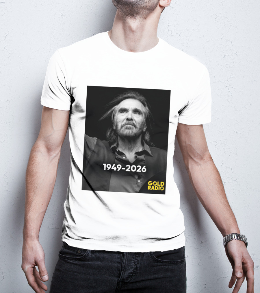 Dr Hook Singer Dennis Locorriere 1949 2026 Gold Radio T-Shirt