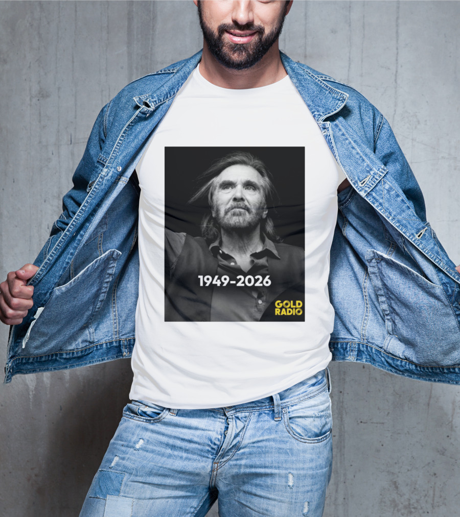 Dr Hook Singer Dennis Locorriere 1949 2026 Gold Radio T-Shirt