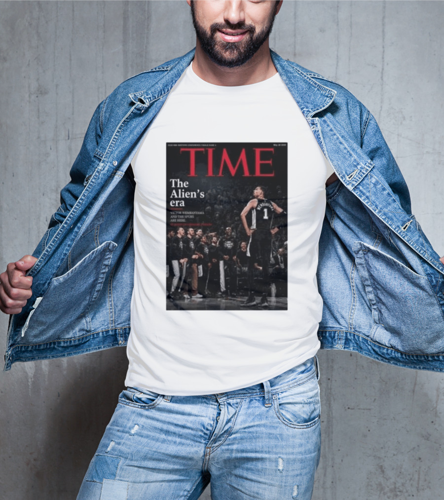 Victor Wembanyama The Alien's Era Time Spurs T-Shirt