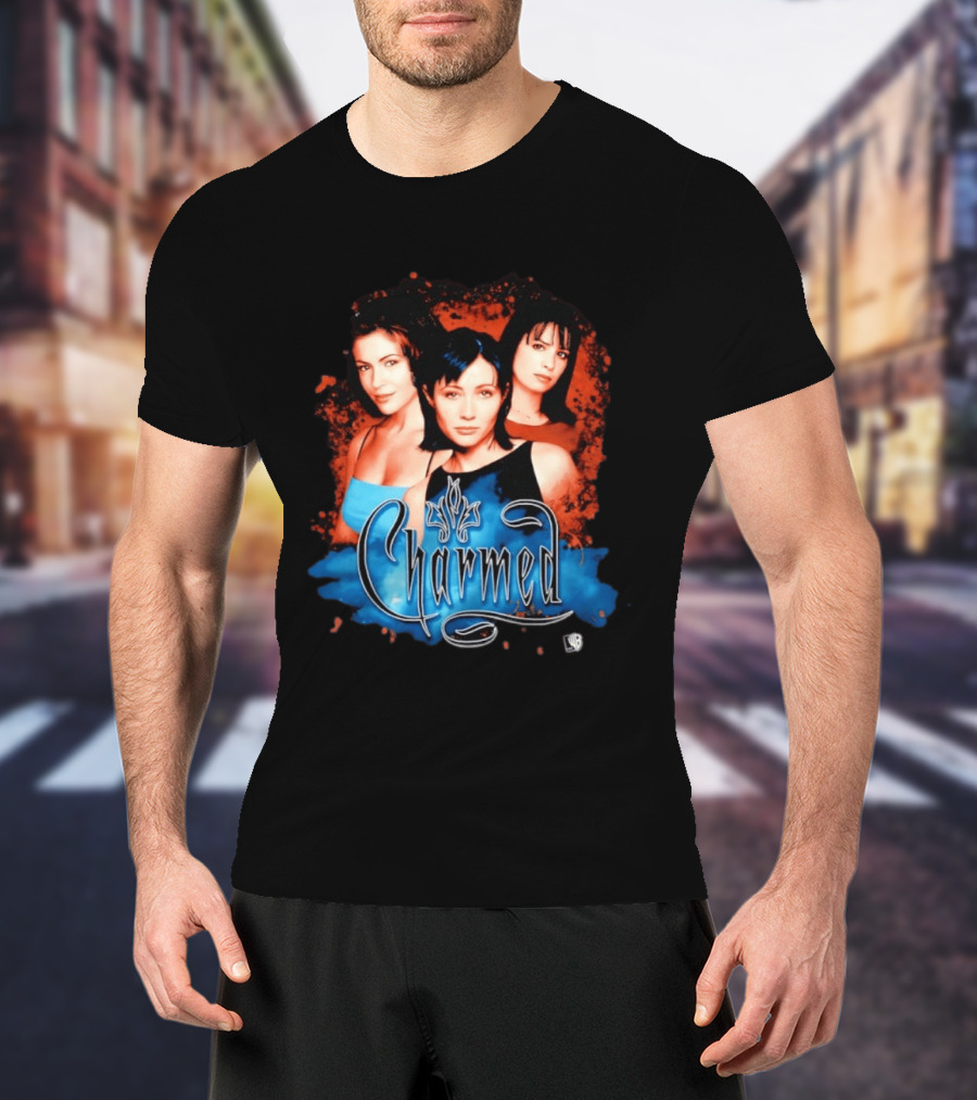 Charmed 1998 Prue Piper Phoebe Iconic Magic Sisters T-Shirt