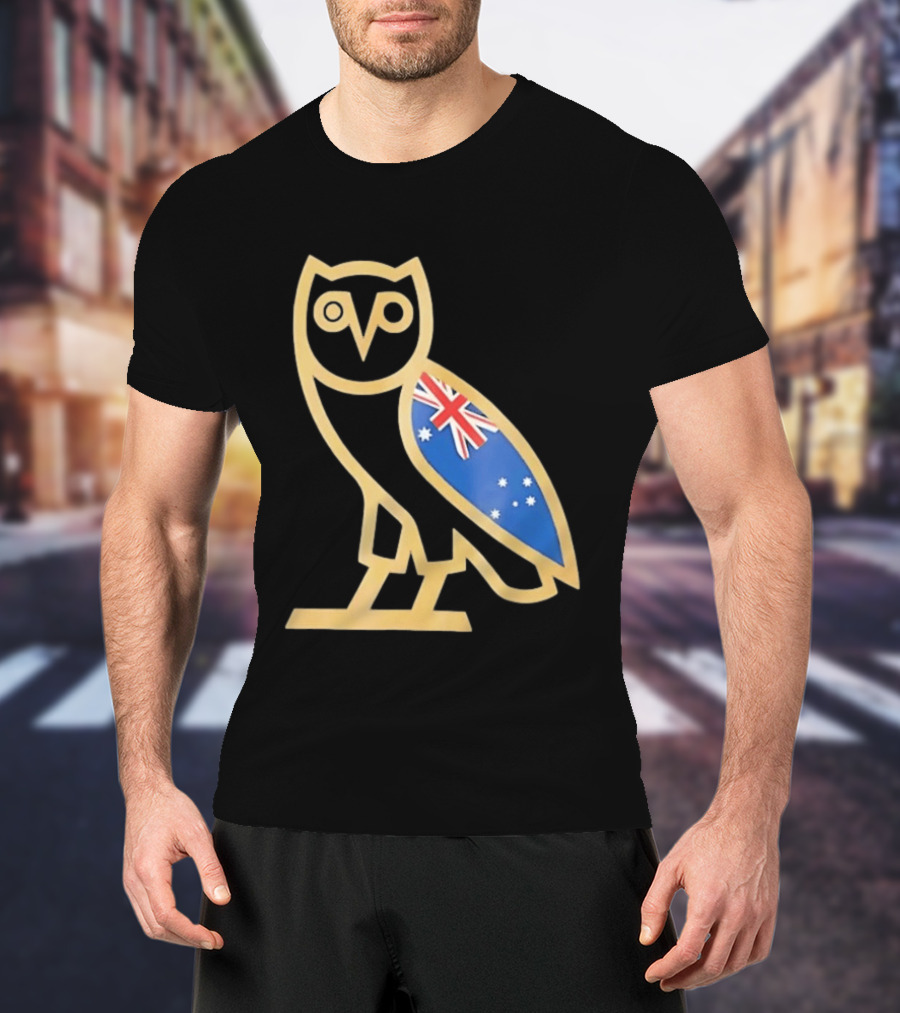 OVO Owl With Australia Flag T-Shirt