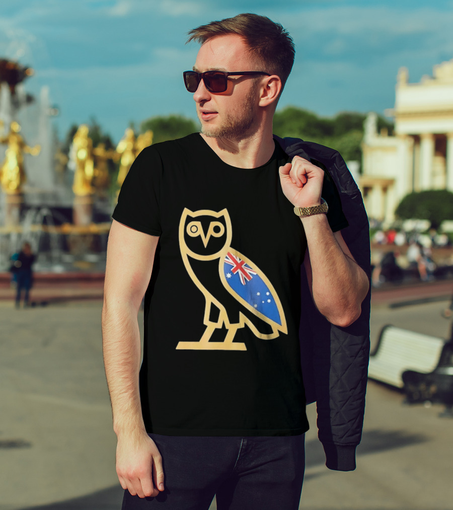 OVO Owl With Australia Flag T-Shirt