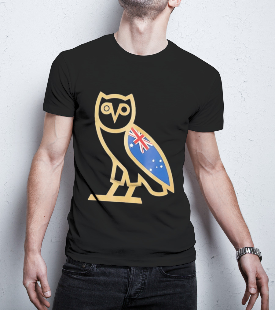 OVO Owl With Australia Flag T-Shirt