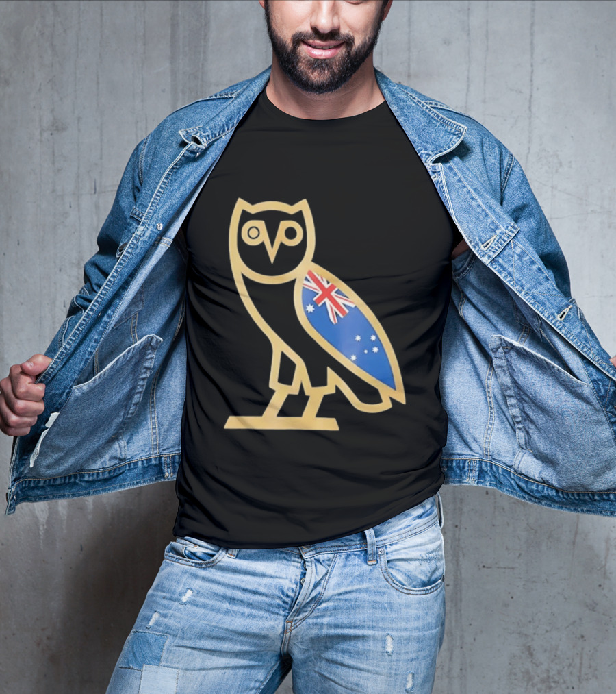 OVO Owl With Australia Flag T-Shirt