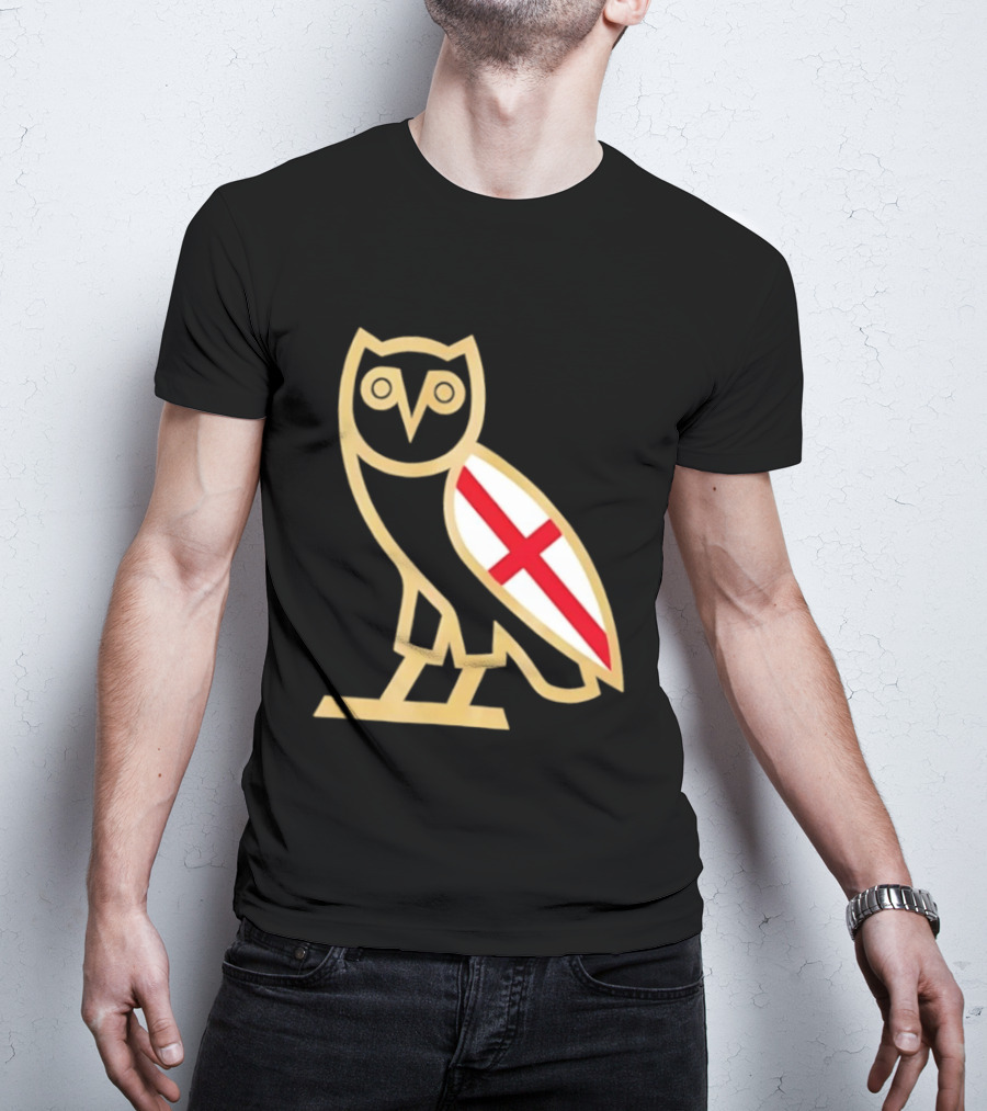 OVO Owl England Flag T-Shirt