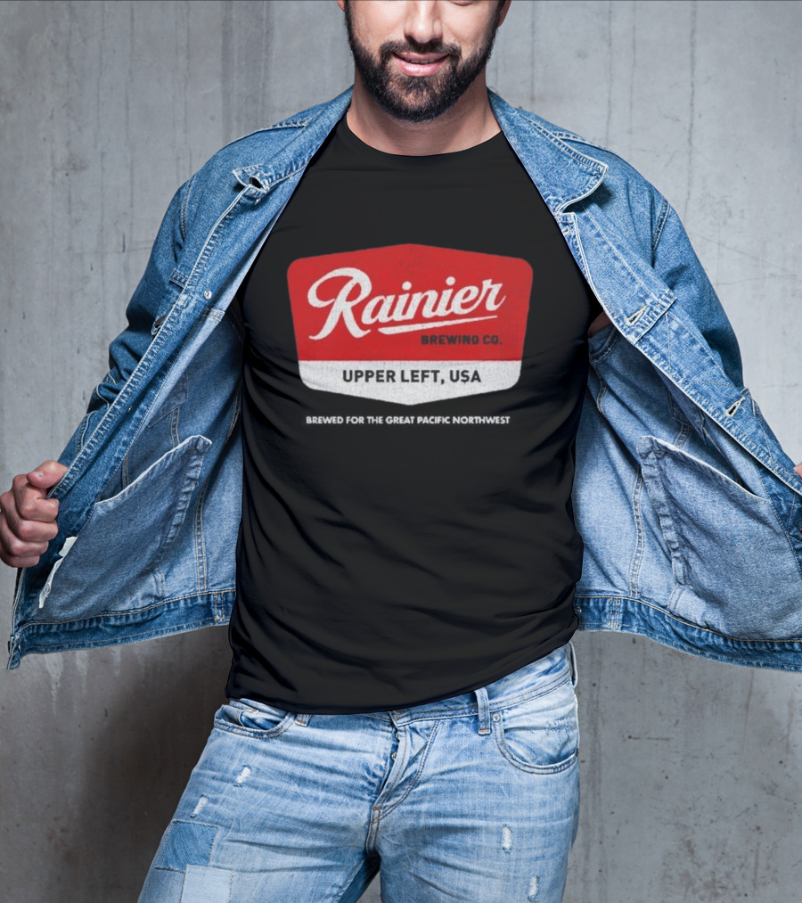 Rainier Brewing Co Upper Left USA Pacific Northwest T-Shirt