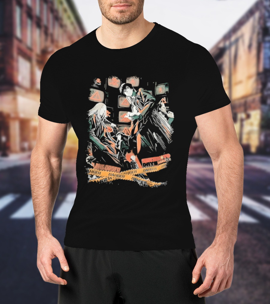 Sakamoto Days The Order Danger Anime Warning Signs T-Shirt