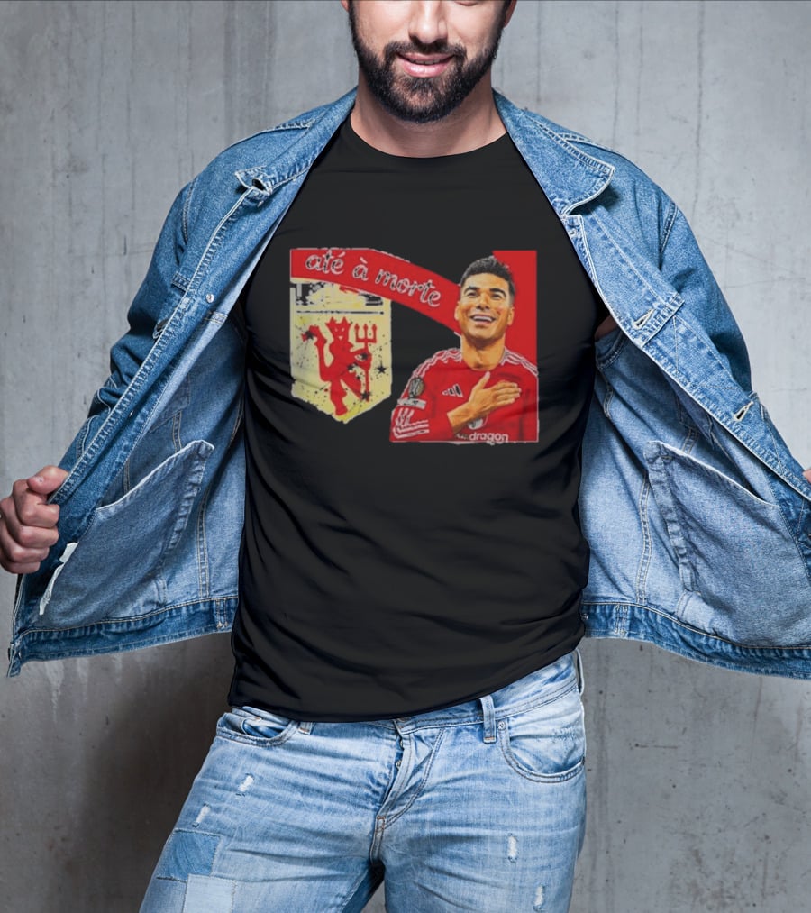 Manchester United Até à Morte Casemiro T-Shirt