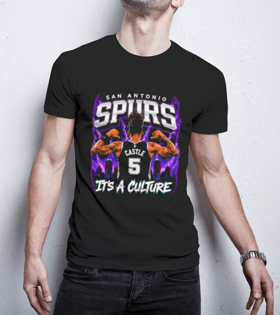 San Antonio Spurs Castle 5 It's A Culture T-Shirt