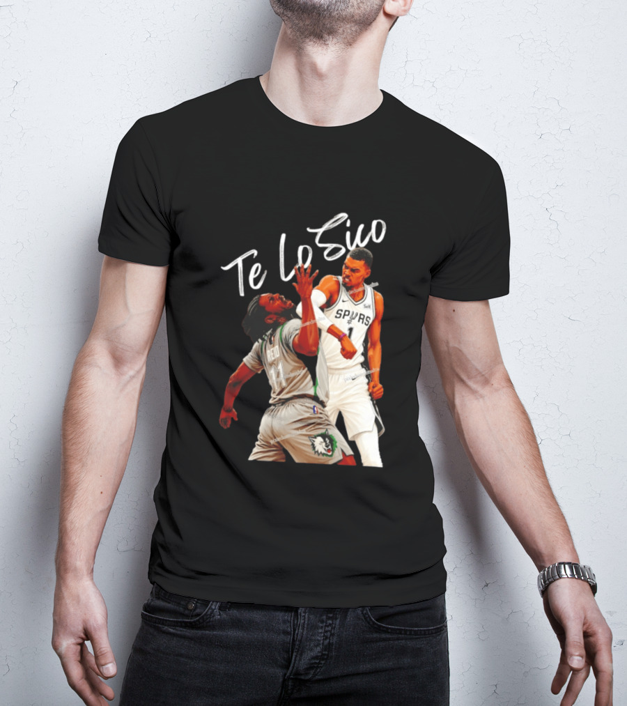 San Antonio Spurs Basketball Te Lo Sico Wemby Elbow Reid T-Shirt