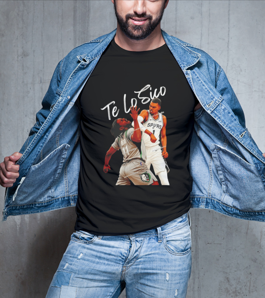 San Antonio Spurs Basketball Te Lo Sico Wemby Elbow Reid T-Shirt