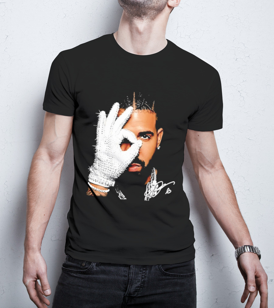 The Iceman Drake Rhinestone Glove T-Shirt