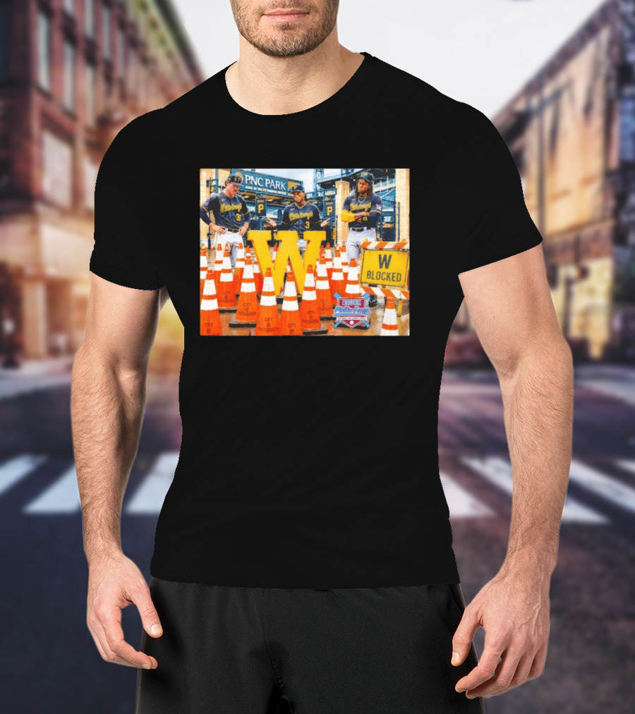 Skenes Jones Keller Pittsburgh Pirates PNC Park W Blocked T-Shirt