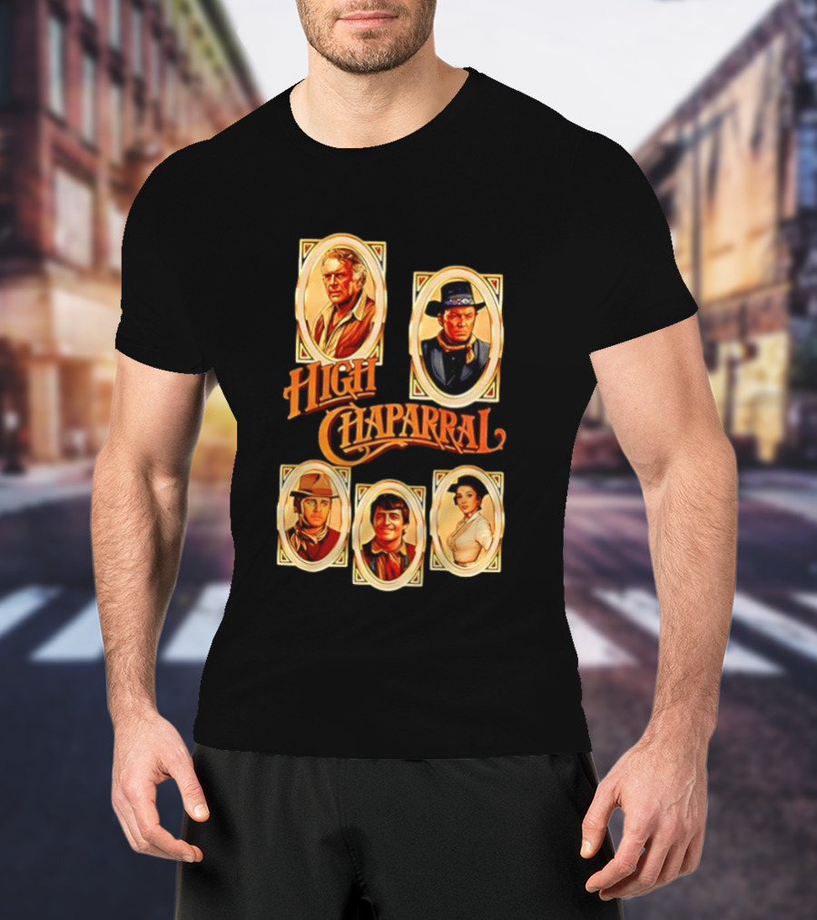 High Chaparral Classic Western Characters Collection T-Shirt